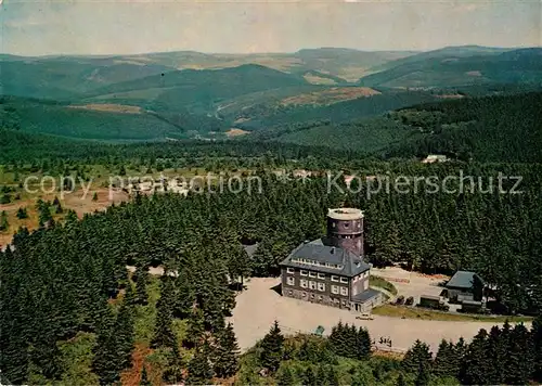 AK / Ansichtskarte Winterberg Hochsauerland Gasthaus Kahler Asten Flugaufnahme Kat. Winterberg