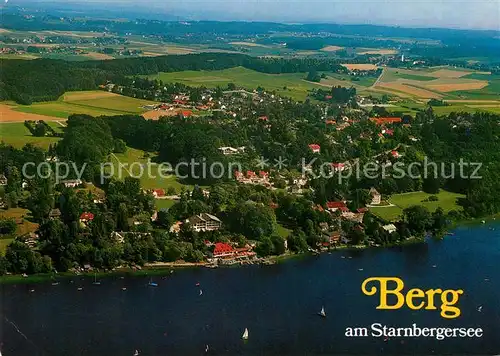 AK / Ansichtskarte Berg Starnberg Fliegeraufnahme Kat. Berg