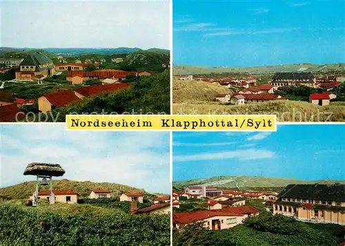 AK / Ansichtskarte Sylt Nordseeheim Klapphottal Kat. Sylt Ost