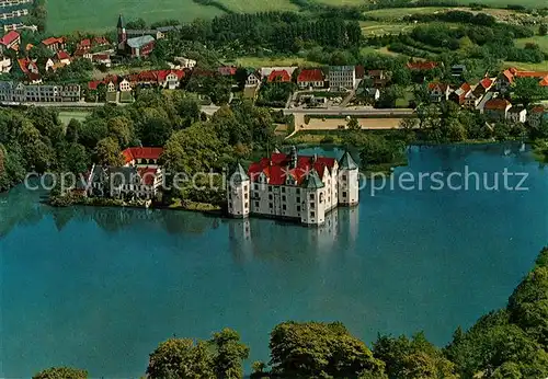 AK / Ansichtskarte Gluecksburg Ostseebad Fliegeraufnahme Flensburger Foerde Kat. Gluecksburg (Ostsee)