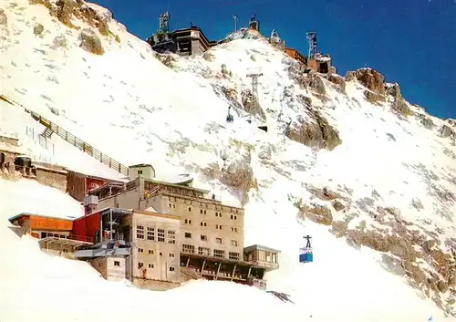 AK / Ansichtskarte Zugspitze Hotel Schneefernerhaus Seilbahn  Kat. Garmisch Partenkirchen