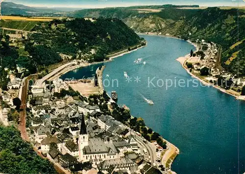 AK / Ansichtskarte St Goar Fliegeraufnahme Kat. Sankt Goar