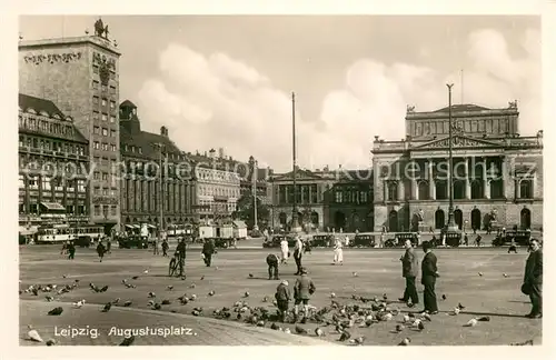 AK / Ansichtskarte Leipzig Augustusplatz Kat. Leipzig