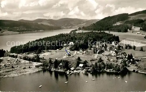 AK / Ansichtskarte Schluchsee Wolfsgrund Fliegeraufnahme Kat. Schluchsee