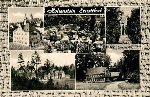 AK / Ansichtskarte Hohenstein Ernstthal Teilansichten Kat. Hohenstein Ernstthal