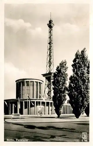 AK / Ansichtskarte Berlin Funkturm Kat. Berlin