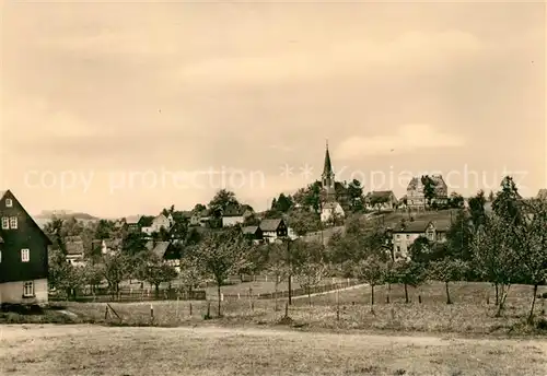 AK / Ansichtskarte Braeunsdorf Oberschoena Ortsansicht Kat. Oberschoena