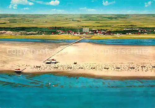 AK / Ansichtskarte Peter Ording St Fliegeraufnahme Kat. Sankt Peter Ording