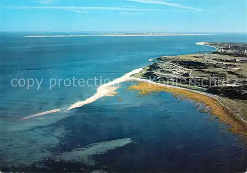 AK / Ansichtskarte Insel Sylt Fliegeraufnahme Watt Hoernum Kat. Westerland