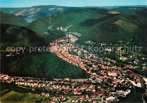 AK / Ansichtskarte Lauterberg Bad Fliegeraufnahme Odertalsperre Kat. Bad Lauterberg im Harz