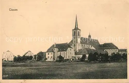 AK / Ansichtskarte Clausen Pirmasens Ortsansicht mit Kirche Kat. Clausen