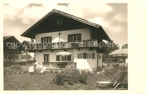 AK / Ansichtskarte Oberammergau Landhaus Hochenleitner Kat. Oberammergau