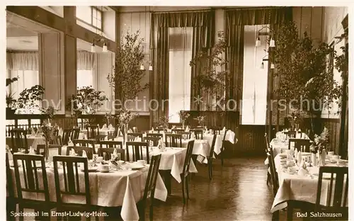 AK / Ansichtskarte Bad Salzhausen Speisesaal im Ernst Ludwig Heim Kat. Nidda