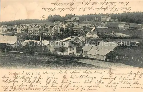 AK / Ansichtskarte Oberhof Thueringen Panorama Kat. Oberhof Thueringen