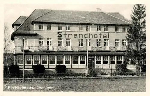 AK / Ansichtskarte Plau See Strandhotel