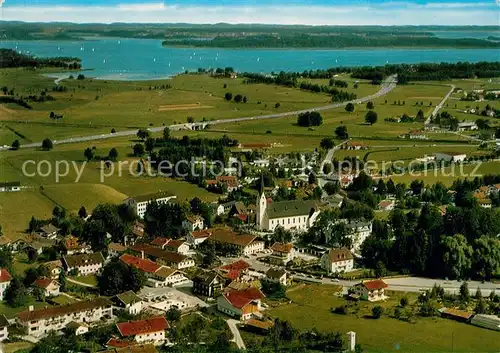 AK / Ansichtskarte Bernau Chiemsee Fliegeraufnahme Kat. Bernau a.Chiemsee