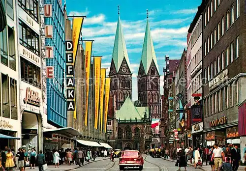 AK / Ansichtskarte Bremen Obernstrasse Dom Kat. Bremen