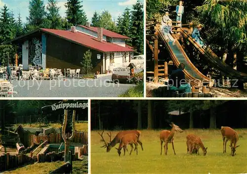 AK / Ansichtskarte Mehlmeisel Bayreuther Haus Kinderspielplatz Wildgehege Kat. Mehlmeisel