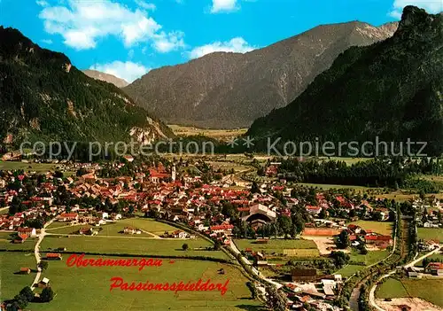 AK / Ansichtskarte Oberammergau Fliegeraufnahme Kat. Oberammergau