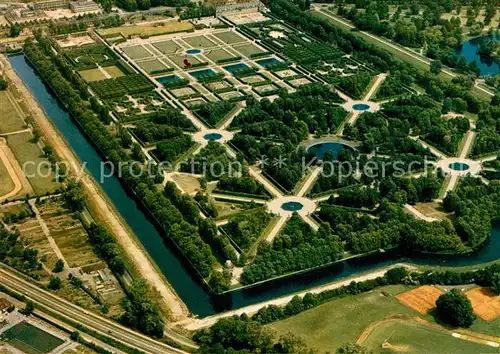 Hannover Herrenhaeuser Gaerten Fliegeraufnahme Kat. Hannover