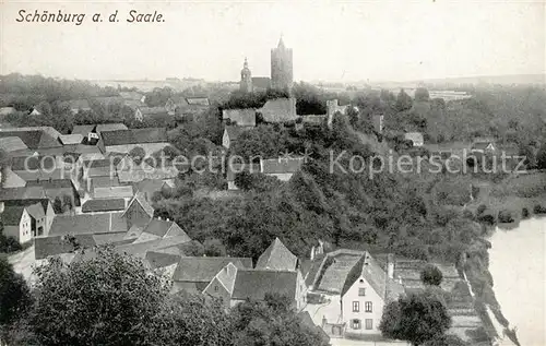 Schoenburg Naumburg Stadtblick Kat. Schoenburg Naumburg