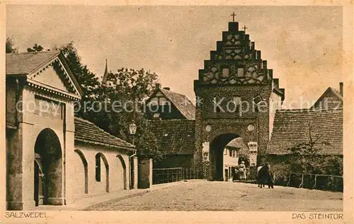 Salzwedel Das Steintor Kat. Salzwedel