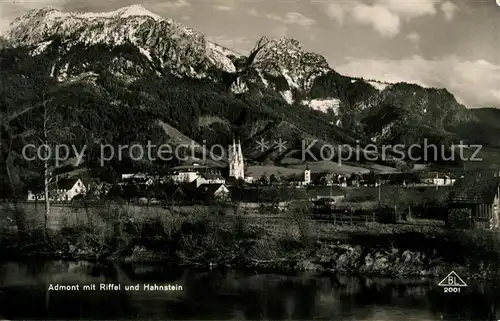 AK / Ansichtskarte Admont Steiermark Totalansicht mit Riffel und Hahnstein Kat. Admont