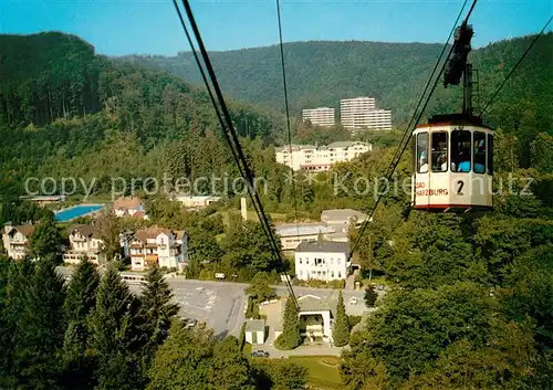 AK / Ansichtskarte Seilbahn Burgberg Bad Harzburg Kat. Bahnen