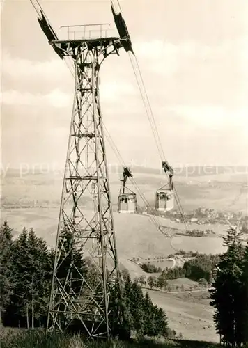 AK / Ansichtskarte Seilbahn Fichtelberg Oberwiesenthal  Kat. Bahnen