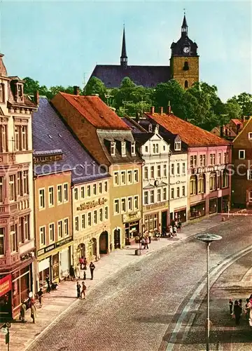 AK / Ansichtskarte Mittweida Markt Stadtkirche Kat. Mittweida