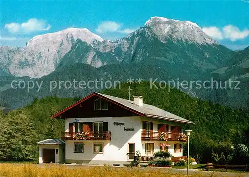 AK / Ansichtskarte Schoenau Berchtesgaden Gaestehaus Germania Kat. Berchtesgaden