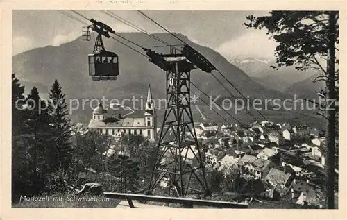 AK / Ansichtskarte Mariazell Steiermark mit Schwebebahn Kat. Mariazell