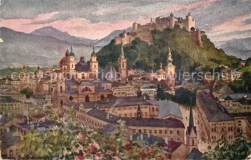 AK / Ansichtskarte Salzburg Oesterreich Stadt und Festung Hohensalzburg Kat. Salzburg