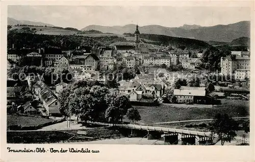 AK / Ansichtskarte Traunstein Oberbayern Blick von der Weinleite Kat. Traunstein