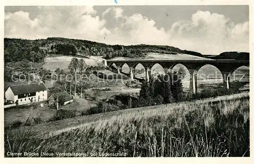 AK / Ansichtskarte Luedenscheid Clamer Bruecke Neue Versetalsperre Kat. Luedenscheid