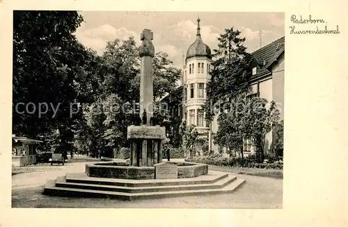 AK / Ansichtskarte Paderborn Husarendenkmal Kat. Paderborn