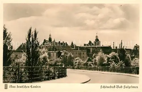 AK / Ansichtskarte Bad Salzelmen Stadtblick Kat. Schoenebeck