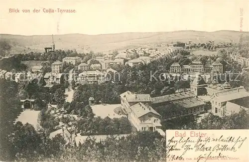 AK / Ansichtskarte Bad Elster Blick von der Cotta Terrasse Kat. Bad Elster