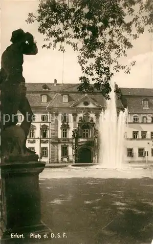 AK / Ansichtskarte Erfurt Platz der DSF Kat. Erfurt