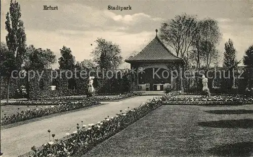 AK / Ansichtskarte Erfurt Stadtpark Kat. Erfurt