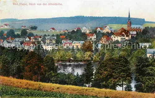 AK / Ansichtskarte Bad Elster Blick von der Alberthoehe Kat. Bad Elster