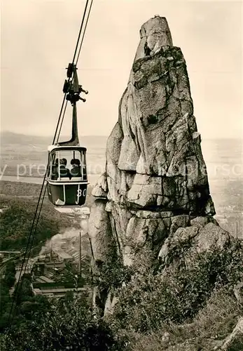 AK / Ansichtskarte Seilbahn Thale  Kat. Bahnen