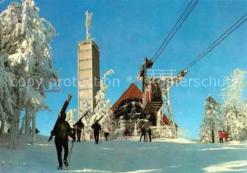 AK / Ansichtskarte Seilbahn Fichtelberg Bergstation  Kat. Bahnen