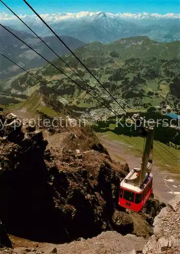 AK / Ansichtskarte Seilbahn Lenzerheide Rothorngipfel Kat. Bahnen