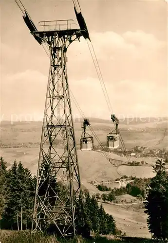 AK / Ansichtskarte Seilbahn Fichtelberg Oberwiesenthal  Kat. Bahnen