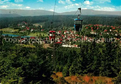 AK / Ansichtskarte Seilbahn Bocksberg Hahnenklee Bockswiese  Kat. Bahnen