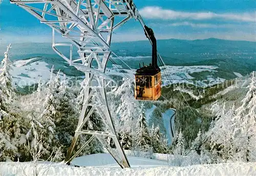 AK / Ansichtskarte Seilbahn Schauinsland Schwarzwald  Kat. Bahnen