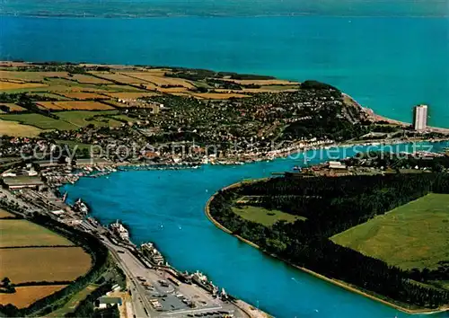 AK / Ansichtskarte Travemuende Ostseebad Fliegeraufnahme Kat. Luebeck