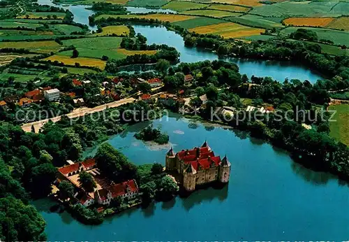 AK / Ansichtskarte Gluecksburg Ostseebad Fliegeraufnahme Schloss  Kat. Gluecksburg (Ostsee)