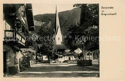 AK / Ansichtskarte Bayrischzell Dorfpartie Kat. Bayrischzell